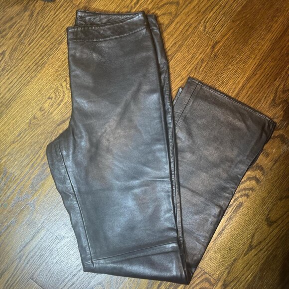 Cache Leather Pants - Picture 1 of 6